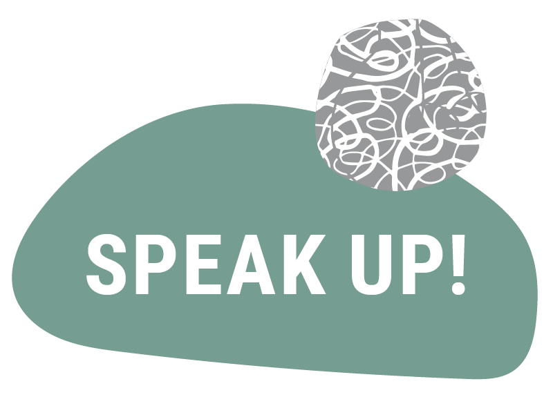 "Speak UP!" Graphic